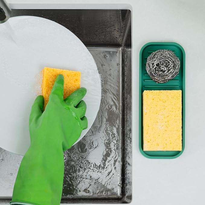 Zulay Kitchen Silicone Sponge Holder - Image 3