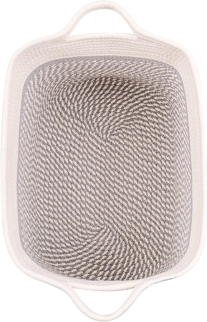 Medium and Large Woven Basket//With Handle, Used - Image 4