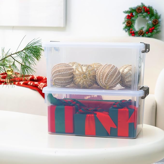 Citylife 17 QT Plastic Storage Bins