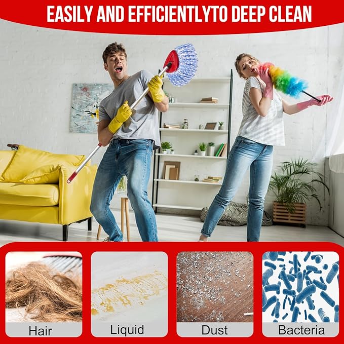 Spin Mop Head, Handle Replacement - Image 5