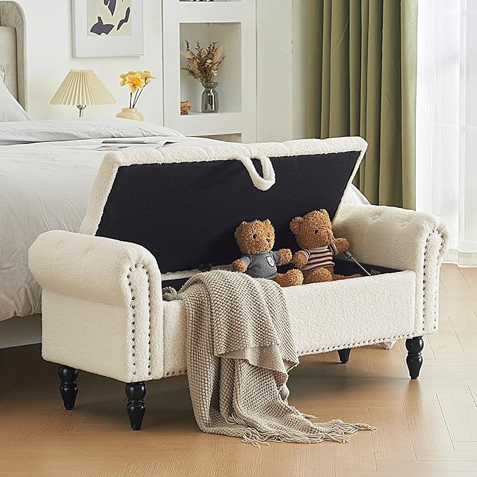 Furnimart Storage Ottoman Bench - Image 3