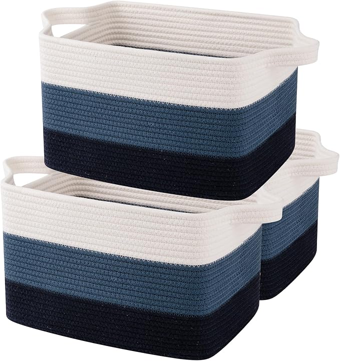 OIAHOMY Storage Basket, Woven Baskets by MasterofSpaceOptimization
