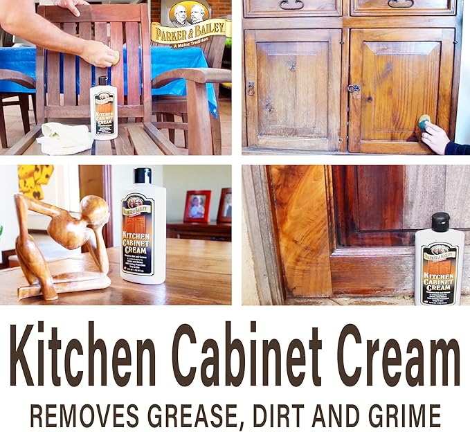 Parker and Bailey Kitchen Cabinet Cream-Wood Cleaner-Grease Remover 16 oz - Image 2