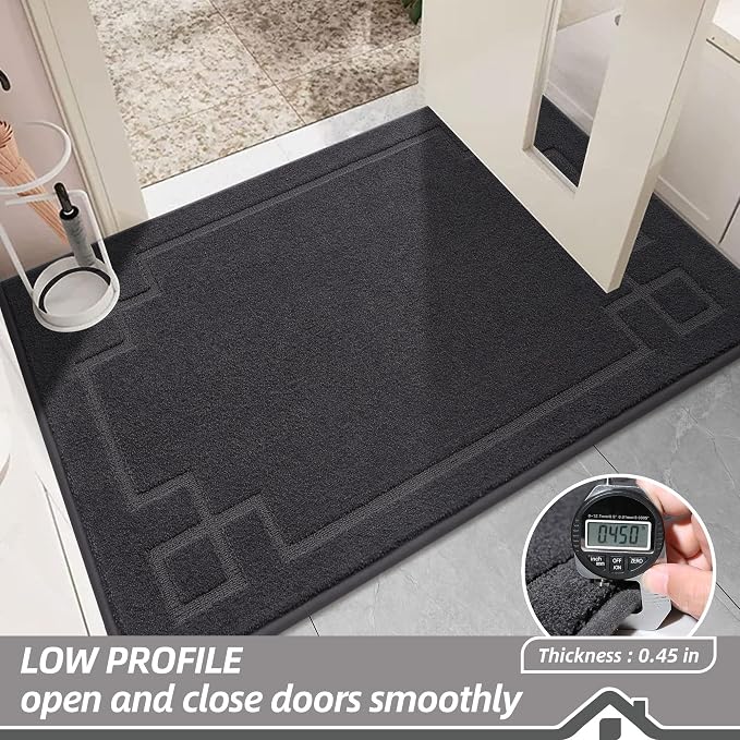 BEQHAUSE Door Mat 36" x 60", Non-Slip Door Mats Indoor Entryway Rugs Washable - Image 5