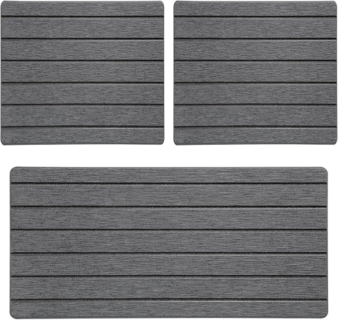 3 Pack Diatomite Stone Sink Tray, Water Absorbing Mat - Image 2