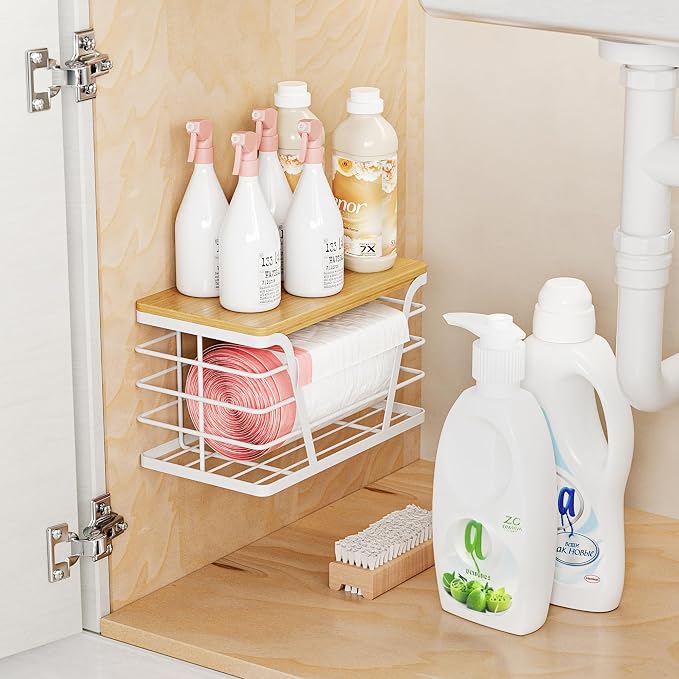 Small Grocery Bag Holder, Trash Bag Dispenser - Image 6