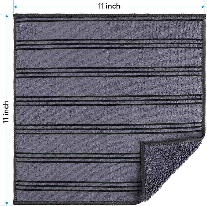 HOMEXCEL Microfiber Cleaning Cloth, Kitchen Towels 12 Pack, Lint Free, - Image 7