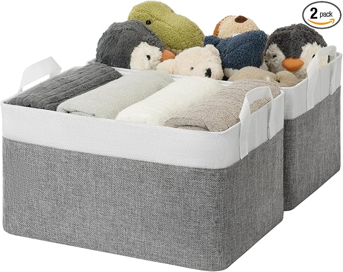 GRANNY SAYS Storage Baskets for Shelves, Closet Organizer Bins, Clothes Storage by GRANNYSAYS