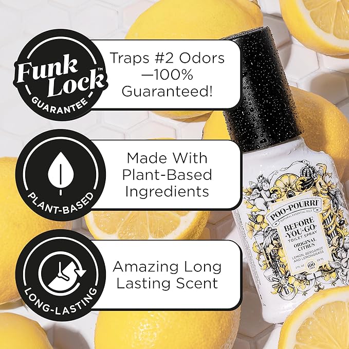 Poo-Pourri Before-You-Go Toilet Spray, Original Citrus, 4 Fl Oz, Bathroom Odor - Image 3