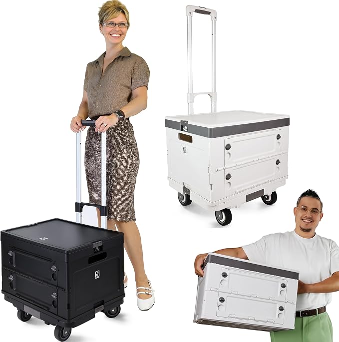 Wellmax WM99800BK Rolling Crate Cart - Image 7