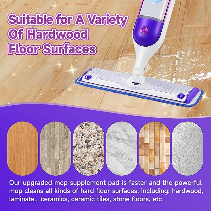 8 Pack Reusable Mop Pads Compatible - Image 6