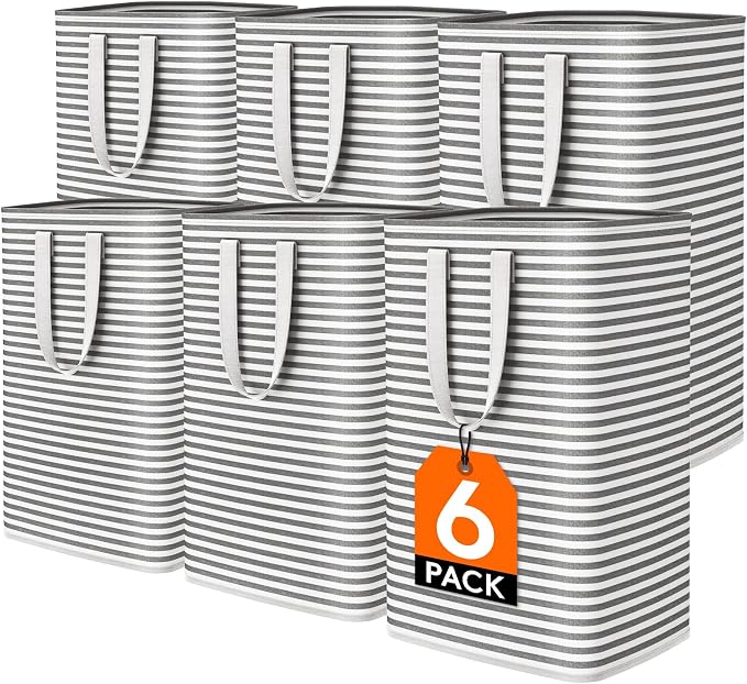Lifewit 6 Pack Laundry Hamper Large Collapsible Laundry Baskets, Freestanding by Lifewit