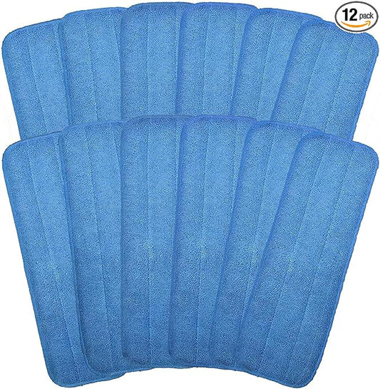 Microfiber Mop Pads, 18.5 x 6.3 Inch Reusable and Washable Spray Mop Pads by Unknown