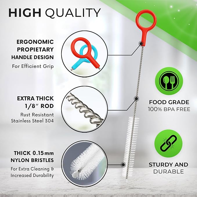 Heavy Duty Cleaning Brushes Set of 8 - Image 3
