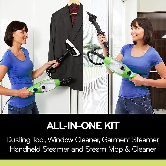 H2O X5 5-in-1 Multi-Purpose Steam Mop, Handheld Steam Cleaner, Adjustable Height - Image 6
