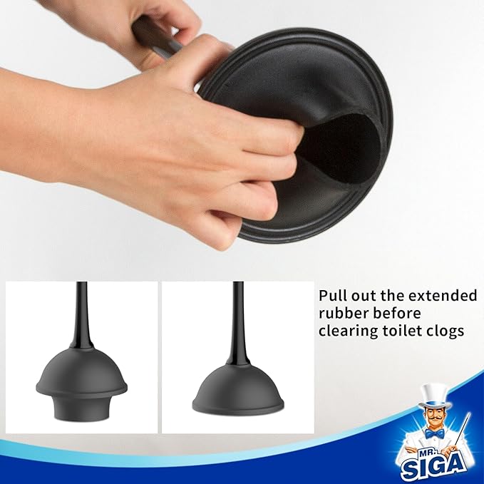 MR.SIGA Toilet Plunger and Bowl Brush Combo - Image 5