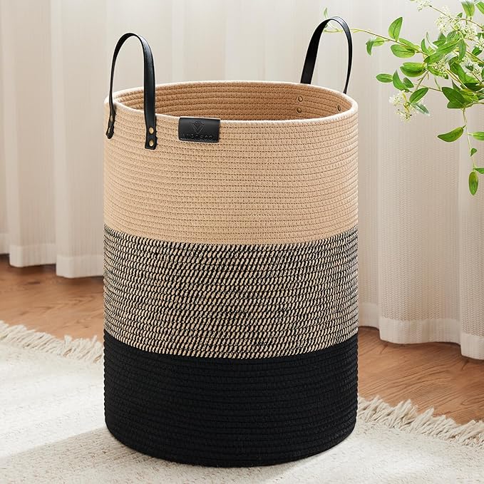 VIPOSCO Tall Laundry Basket, Large Dirty Clothes Hamper by VIPOSCO