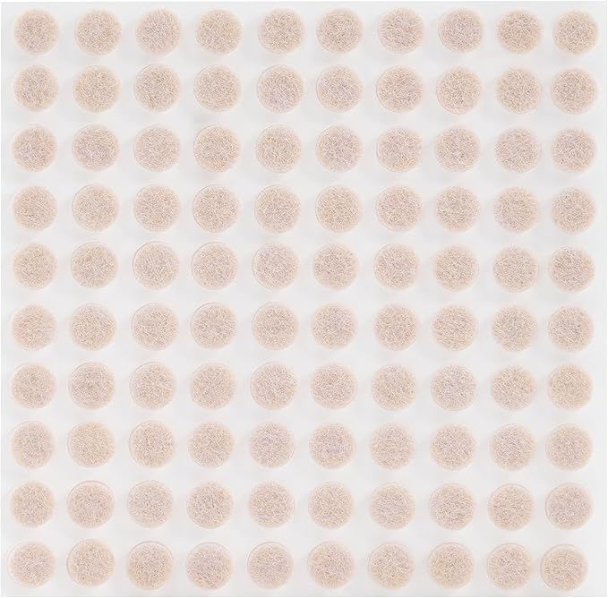 CO-Z 100pcs Felt Cabinet Door Bumpers, Small Pads by CO-Z