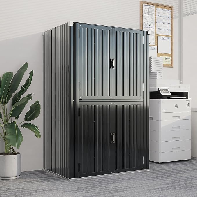 AECOJOY Large Outdoor Storage Cabinet Waterproof - Image 5