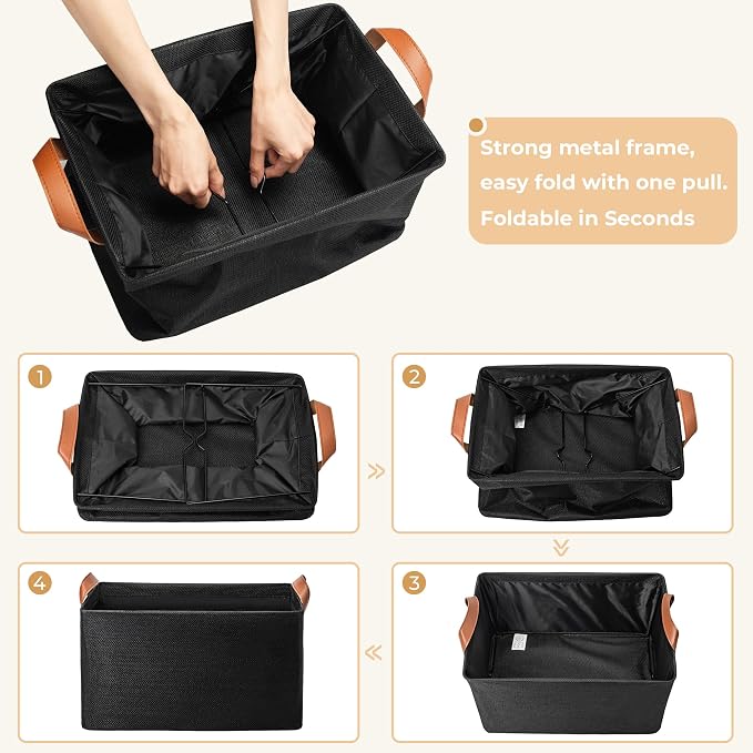 GRANNY SAYS Storage Baskets for Shelves, Closet Organizer Bins, Clothes Storage - Image 7