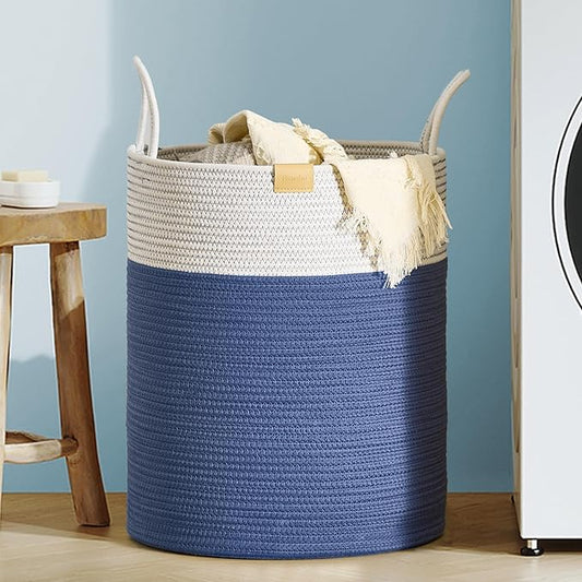 Laundry Hamper 62L, Large Laundry Basket by Nunsino