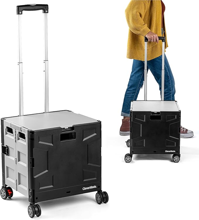 CleverMade Collapsible Wheeled Crate by CleverMade