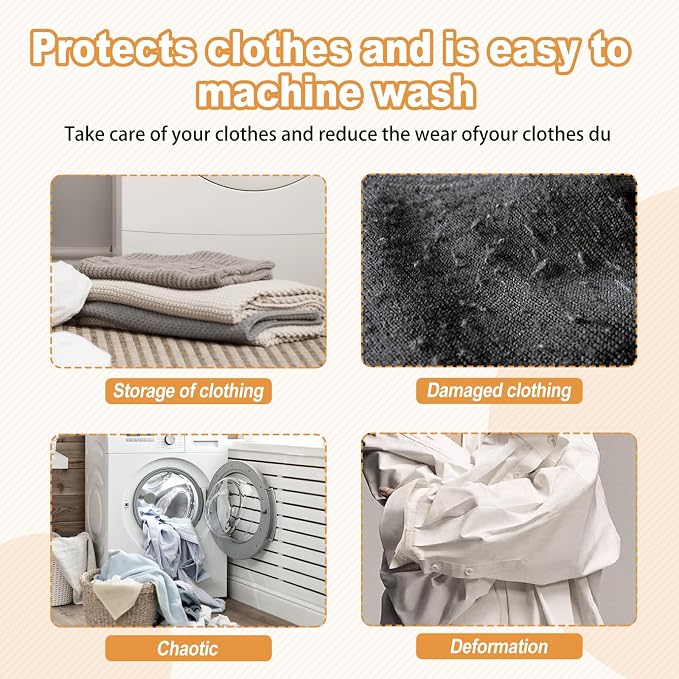 Mesh Laundry Wash Bags Set, 7 Piece Set of Laundry Bags - Image 6