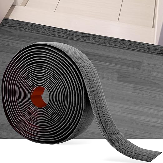 20Ft Floor Transition Strip Self Adhesive Vinyl Cover Floor Strip Flat Divider by MYFAMIREA