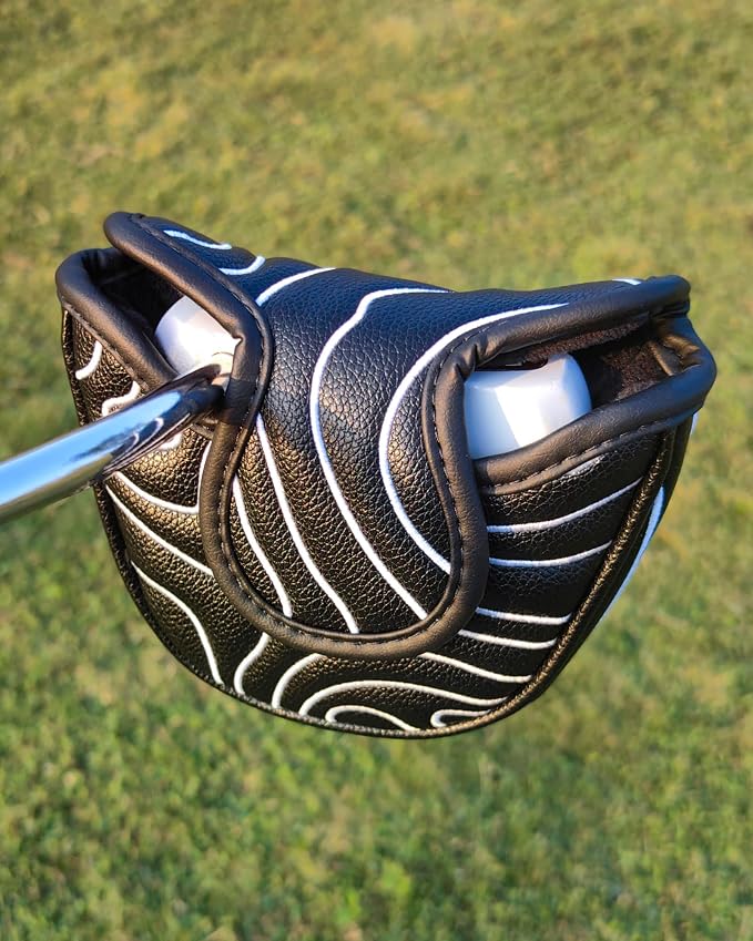 Big Teeth Golf Club Covers Full Set Driver Headcover Fairway Wood Hybrid Golf - Image 2