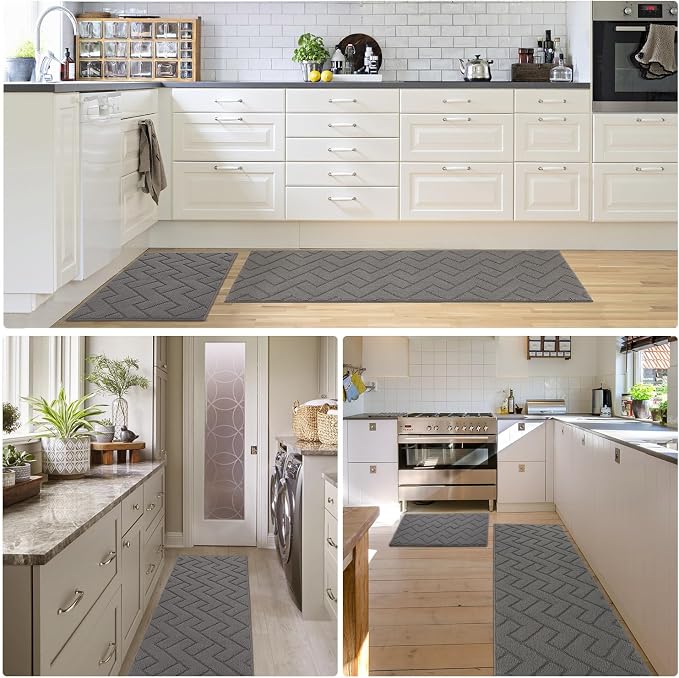 hicorfe Indoor Doormat, Front Back Door Mat Rubber Backing Non Slip Door Mats - Image 7