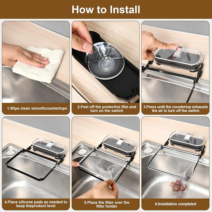 Kitchen Sink Drain Strainer Basket Holder - Image 3