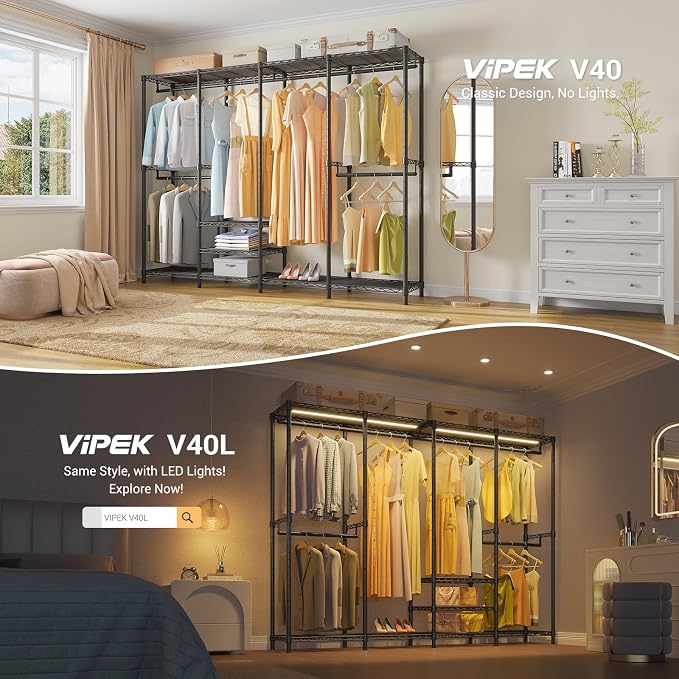 VIPEK V40 Wire Garment Rack Heavy Duty Clothes Rack - Image 3