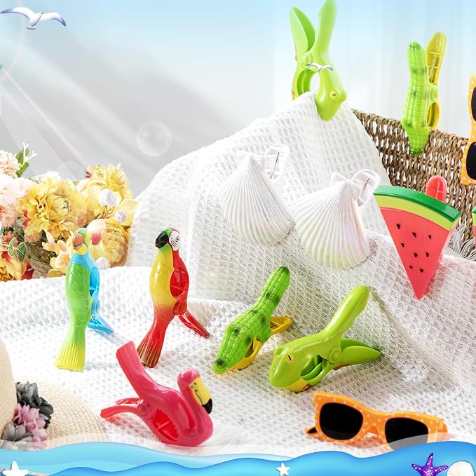 Rtteri 16 Pcs Beach Towel Clips - Image 4