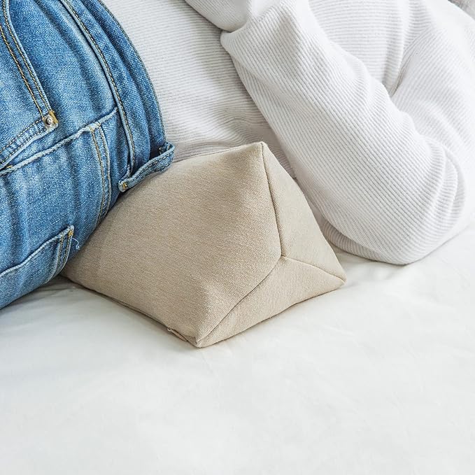 Buckwheat Neck Support Pillow Cervical Neck Cylinder Bolster Pillow, Buckwheat - Image 5