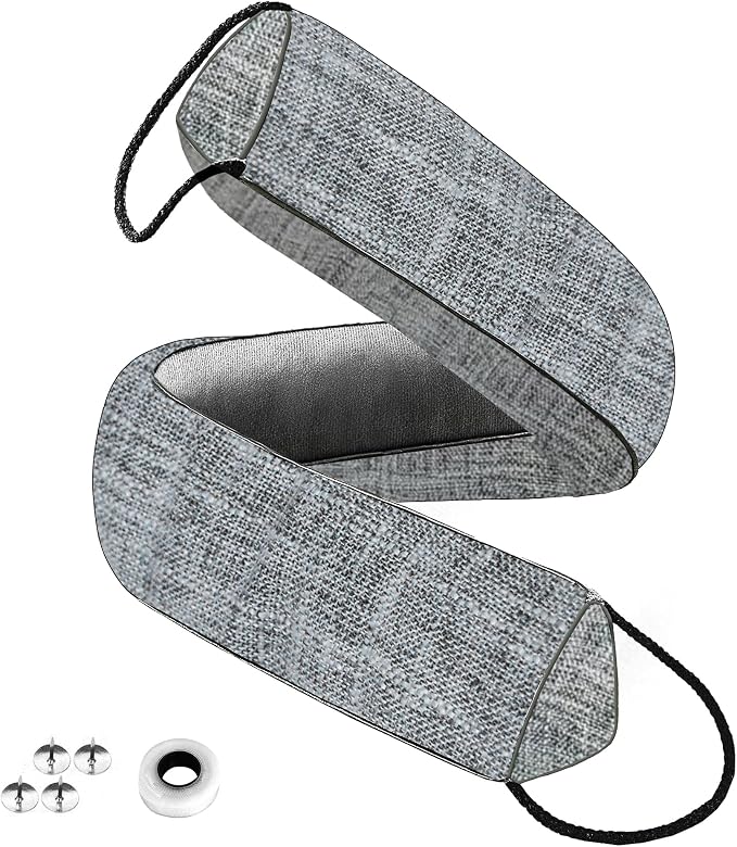 QUOLIX Triangle Under-Door Draft Stopper, Weighted Weather Stripping by QUOLIX