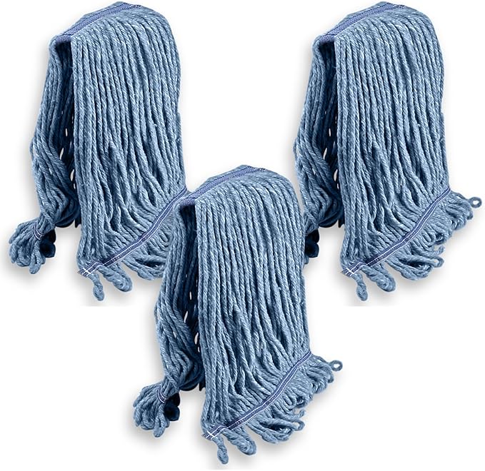 KLEEN HANDLER General Cleaning Mop Heavy Duty Commercial Replacement, Wet by BisonLife