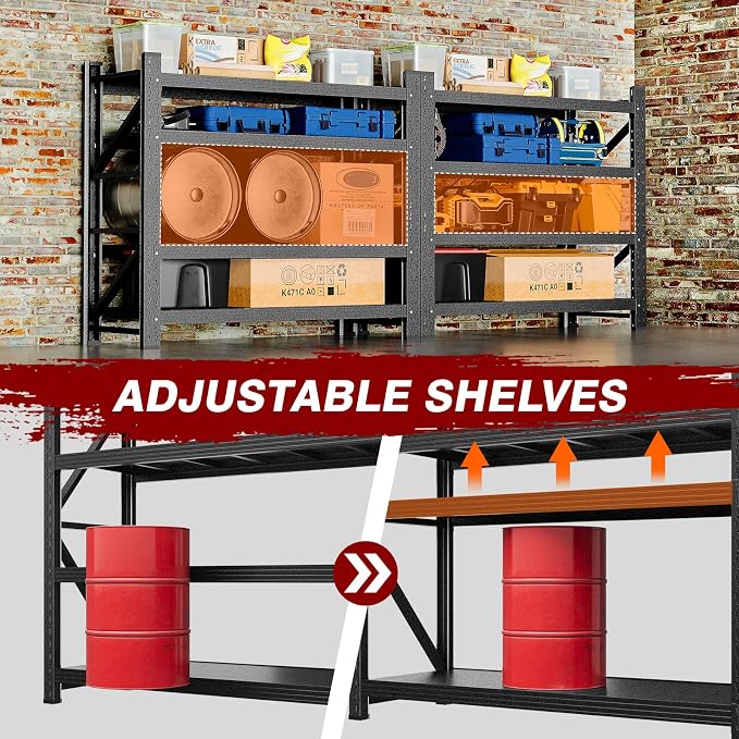 3000LBS Metal Steel Storage Shelves - Image 6