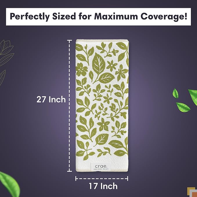 2 Double Sided Microfiber Hand Towels, 17x27 Inches Waffle Design Kitchen - Image 4