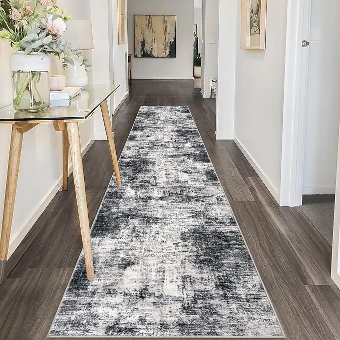 IOHOUZE Abstract Runner Rug 2x10 Ft Washable Runners - Image 8