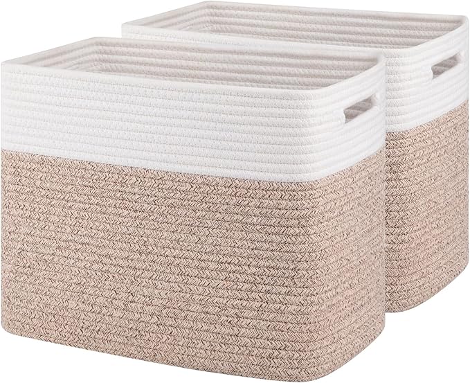 OIAHOMY Storage baskets for Shelf, Toy Storage Basket, Collapsible Storage Bins by MasterofSpaceOptimization
