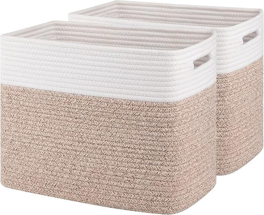 OIAHOMY Storage baskets for Shelf, Toy Storage Basket, Collapsible Storage Bins by MasterofSpaceOptimization
