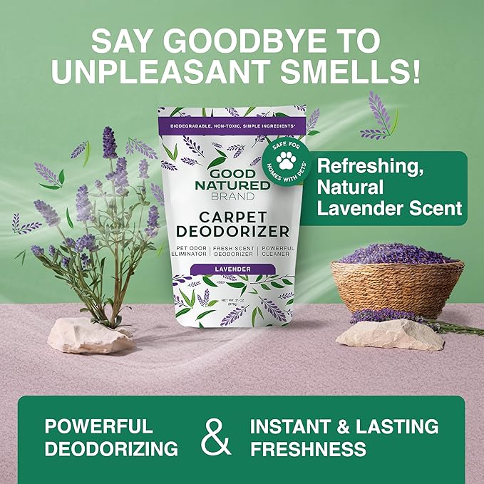 Good Natured Brand | Carpet Deodorizer & Freshener Powder | 31 oz Pet Odor - Image 2