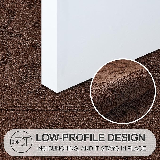 FONEYI Indoor Door Mat 20" x 32", Dirt Trapper Door Mats Non-Slip Entryway Rugs - Image 3