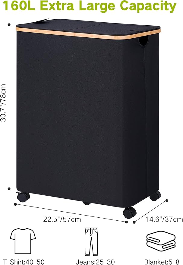 efluky Double Laundry Hamper - Image 3