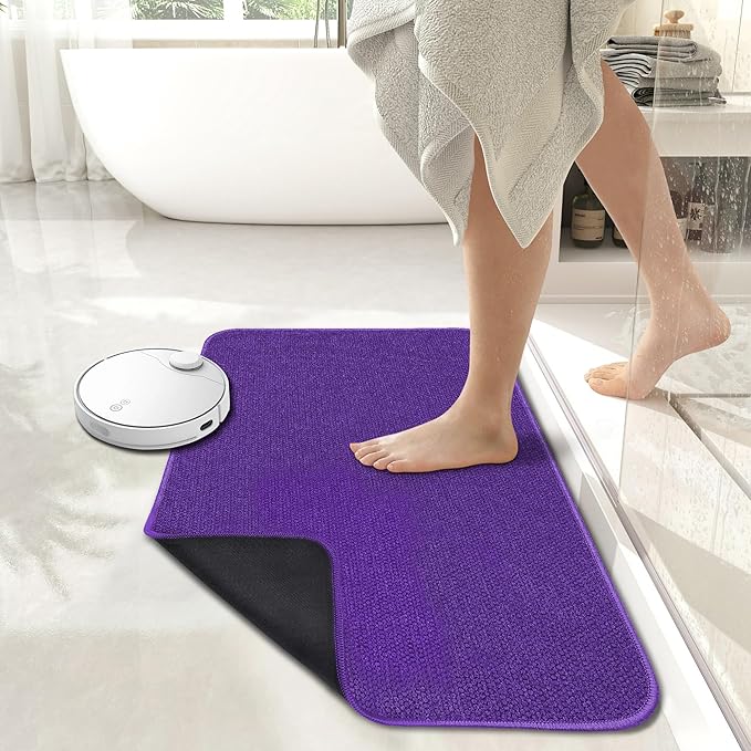 Bath Mat, Ultra Thin Bathroom Runner Rugs, Large Bath Mats - Image 6