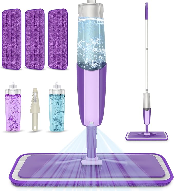 Spray Mops for Hardwood Floor Cleaning by MEXERRIS