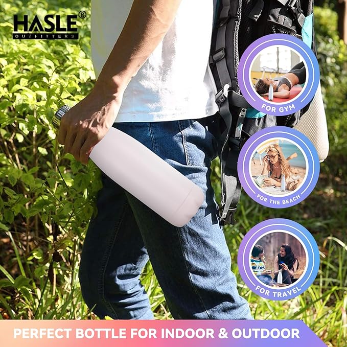 HASLE OUTFITTERS 17oz Stainless Steel Water Bottles Bulk, Vacuum Insulated - Image 6