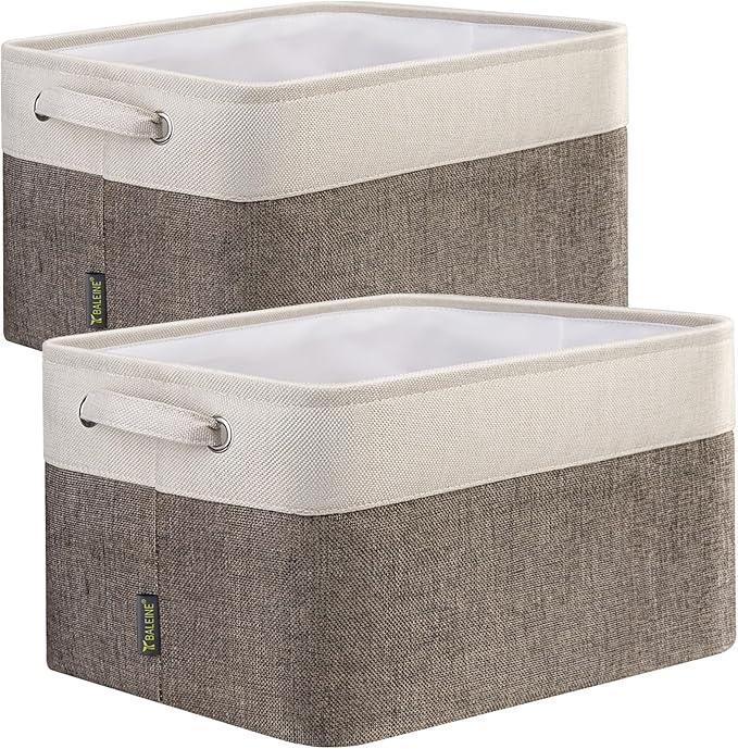 BALEINE 2 Pack Fabric Storage Bins by BALEINE