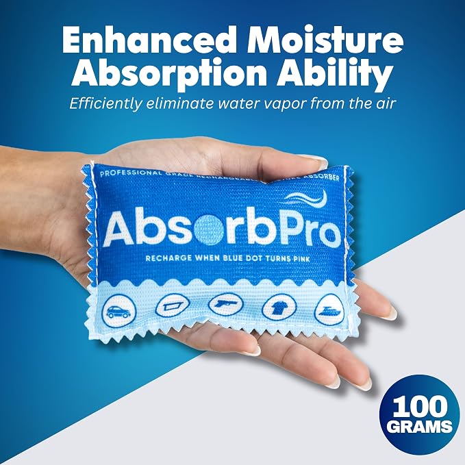 Rechargeable Dehumidifier Bag 1-Pack - 100g Reusable Moisture Absorbers - - Image 2