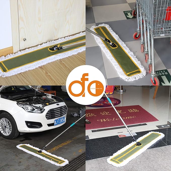 OFO 43inch Industrial Commercial Dust Mop 2 Sets // Heavy Duty Dust Mop // - Image 5